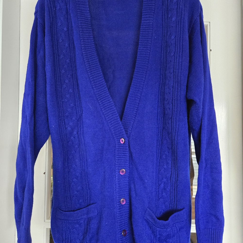 Worthington Vibrant Blue Women's Cardigan